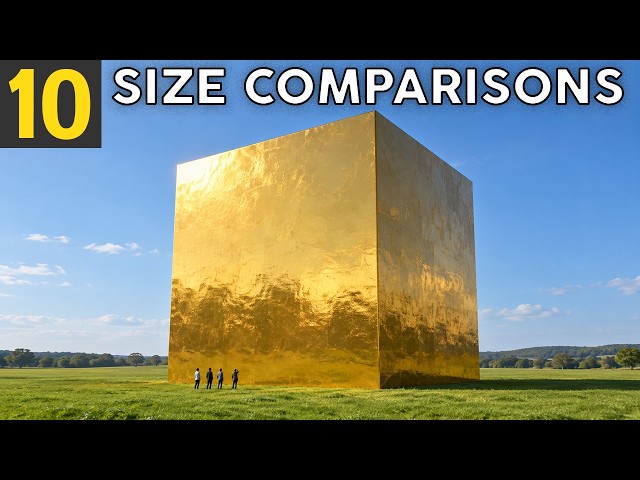 10 SIZE COMPARISONS - that break your brain