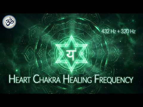 Heart Chakra Healing Frequency | 432 Hz + 341 Hz | Indian Meditation |  Attract Love