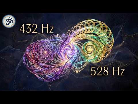 528 Hz 432 Hz - Bring Positive Transformation - Open Third Eye - Pineal Gland Activation