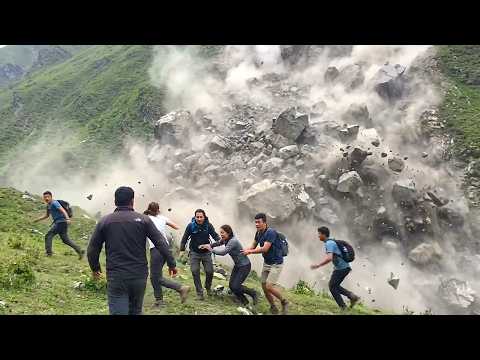 34 Minutes of Rockfalls and Landslides