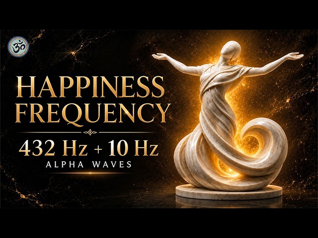 Happiness Frequency | 432 Hz + 10 Hz Alpha Waves | Positive Energy & Inner Joy