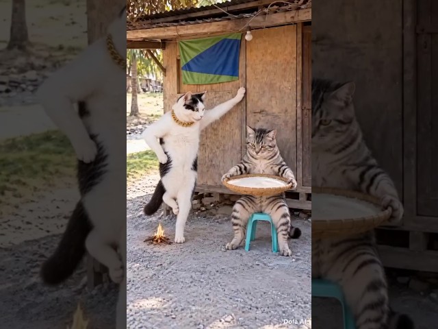 Cat, what did you just do? ???? funny cat videos! #cat #shorts #youtubeshorts #funny