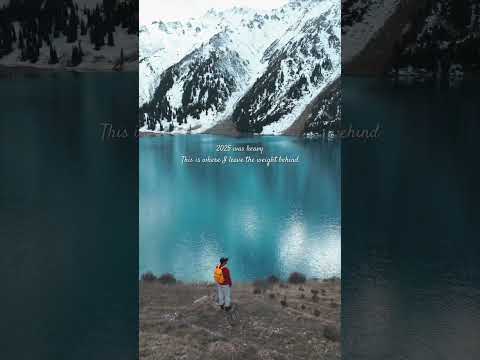 Welcome to Big Almaty Lake, the turquoise crown jewel of Kazakhstan.