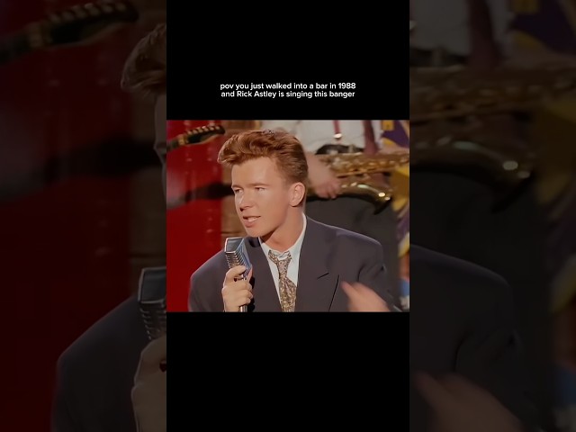 38 years on, and the music video still hits ???? # #rickastley #80smusic