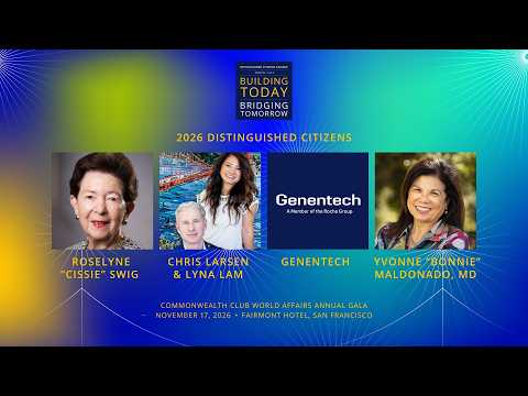 Announcing the 2026 Commonwealth Club World Affairs Distinguished Citizens Awards Annual Gala