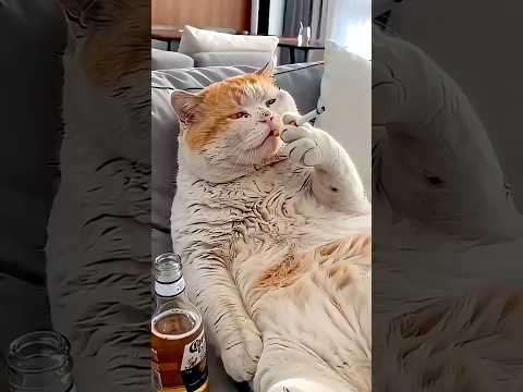 Funny Cat Tries Smoking a Cigarette ???? #shorts #trending #usa #cat #catvideos #catfunny #funnyvideo
