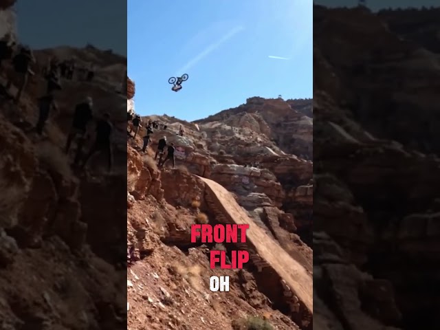 Tom Van Steenbergen Front Flip at Red Bull Rampage
