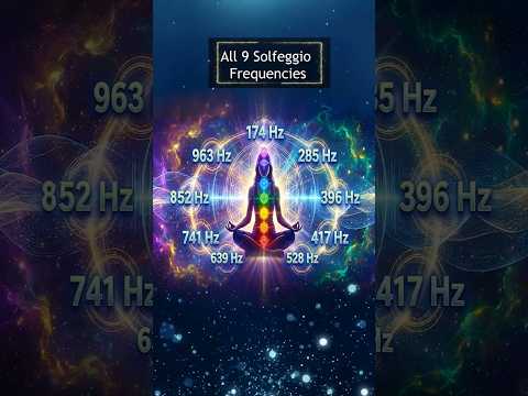 All 9 Solfeggio Frequencies | Full Body Detox & Aura Cleansing Music |