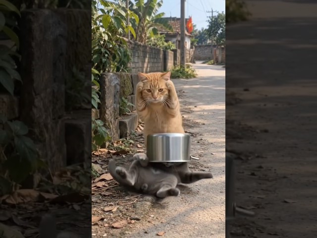 wait for end! funny cat videos for youtube! #shorts #youtubeshorts #funny #cat