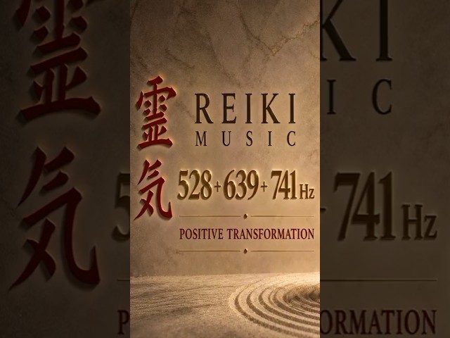 Reiki Music 528 Hz + 639 Hz + 741 Hz With Bell Every 3 Minutes, Positive Transformation