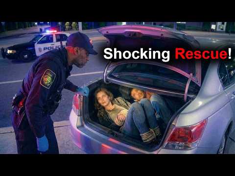 Officer Pulled Over This Car — Found 2 Missing Siblings Hidden in the Trunk!