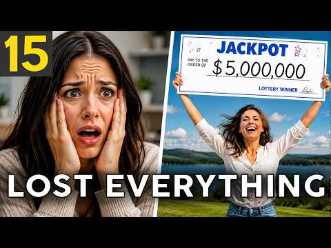 15 Lottery Winners Who LOST EVERYTHING
