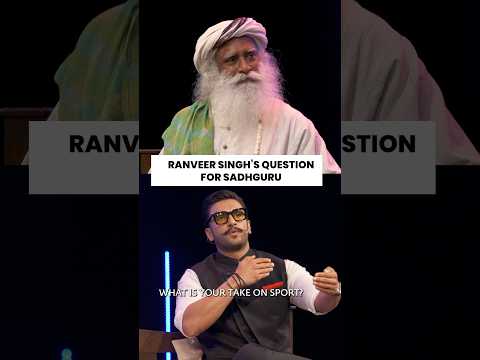 Ranveer Singh & Sadhguru Discuss Competition