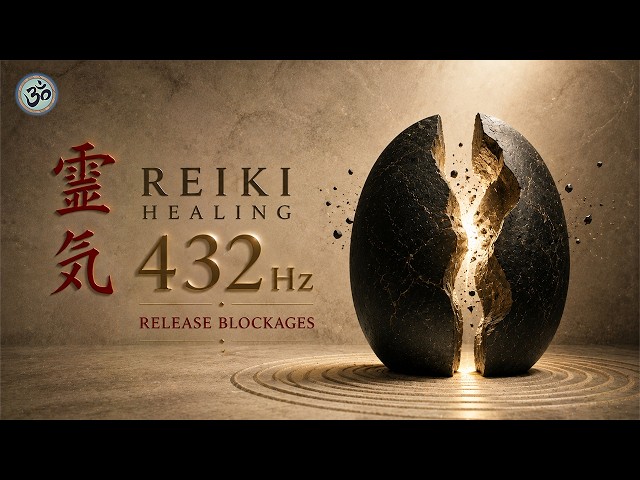 Reiki Healing - 432 Hz - Destroy Unconscious Blockages and Negativity | With Bell Every 3 Minutes