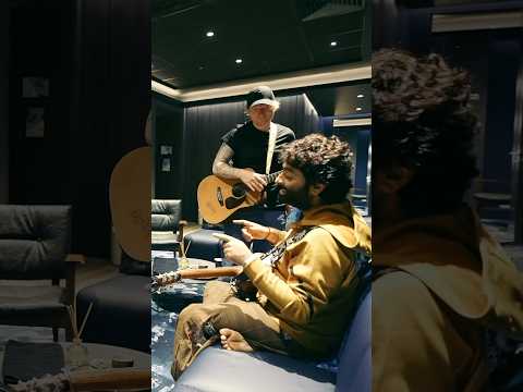 Rehearsing Perfect with @Official_ArijitSingh, such an honour joining him on stage last month