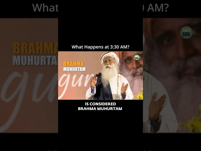 What Happens at 3:30 AM? | Sadhguru