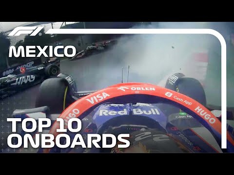 Top 10 Onboards | 2024 Mexico City Grand Prix | Qatar Airways