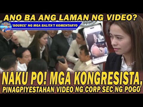 CORPORATE SECRETARY NG LUCKY SOUTH 99, PINAGKAGULUHAN SA KAMARA ANG VIDEO UMANO NITO