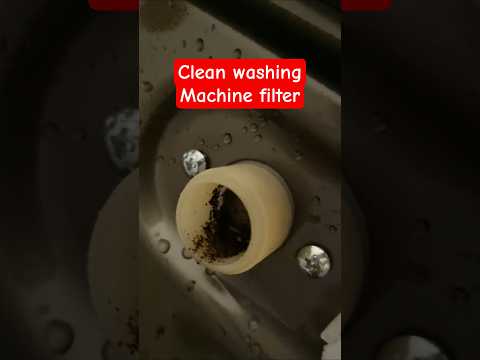 how to clean water ????filter for washing machine #diy #hometips #babieztv #educational