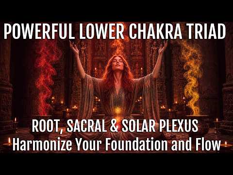 POWERFUL TRIAD LOWER CHAKRAS COMBO Alignment to Harmonize Your Foundation and Flow