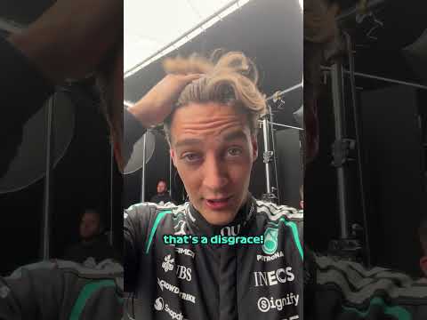 George Russell's Bad Hair Day ????♂️
