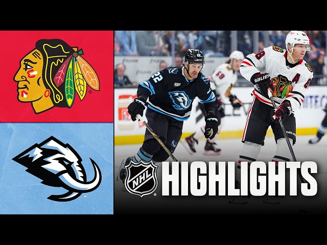 Blackhawks vs. Mammoth | NHL Highlights | Oct 1, 2026