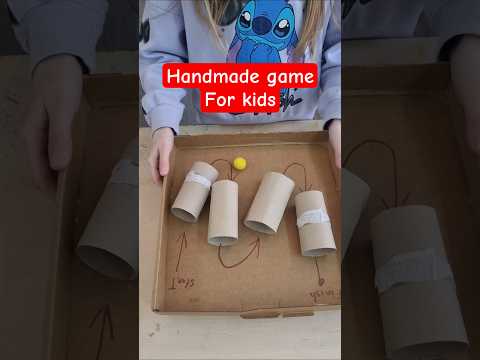 Handmade game for kids #kidsdiy #family #kidscrafts #crafty #kraftykids