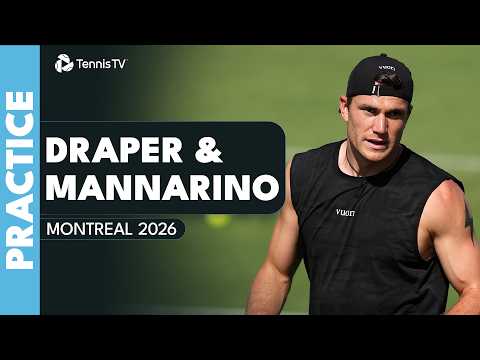 LIVE PRACTICE: Jack Draper Practices Live In Montreal!