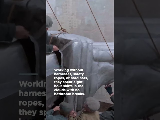 These men risked their lives to build 1920s NYC skyscrapers | Smithsonian Channel #Shorts