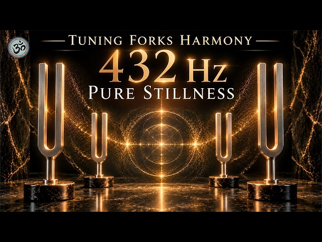 Tuning Forks Harmony | 432 Hz | Pure Stillness & Timeless Serenity | Deep Meditation
