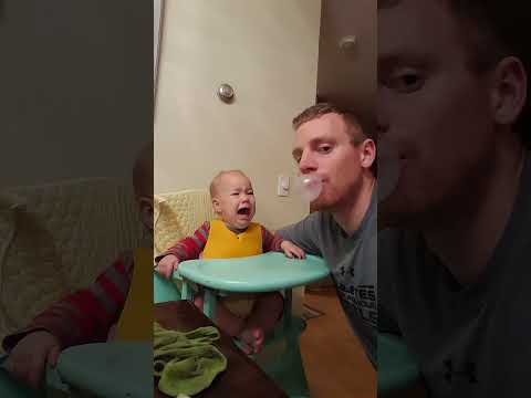 Funniest Baby and Daddy Try Not Laugh part 5 #short #cutebaby #funnybabyvideo