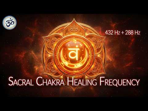Sacral Chakra Healing Frequency | 432 Hz + 288 Hz | Indian Meditation | Remove Guilt, Shame