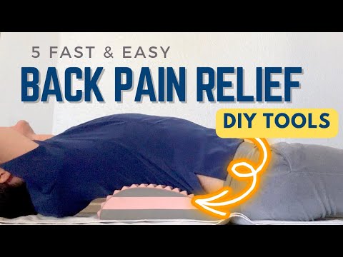 How to Reduce Back Pain and Disc Pain Naturally Using These 5 Back Pain Relief Tools!