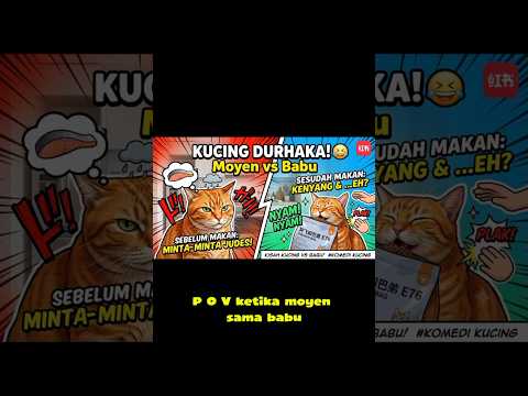 moyen tidak senang #kucing #kucinglucu #cat