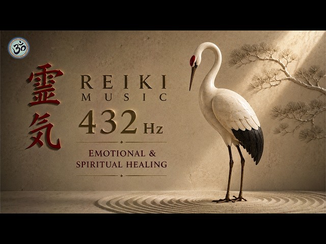 432 Hz Reiki Music | Emotional & Spiritual Healing | With Bell Every 3 Minutes | Energy Healing