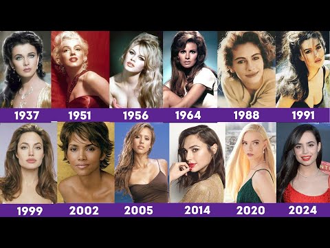 95 Years of Beauty — The Most Beautiful Actress of Every Year 1930–2024