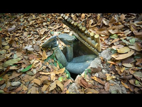 Girl Living Off Grid Build The Most Secret Underground Villa Home Shelter
