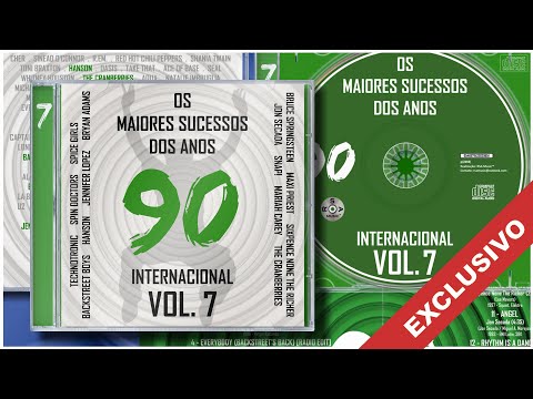 Os Maiores Sucessos dos Anos 90 Internacional Vol. 7 (2018, RSA Music) - CD Exclusivo Completo